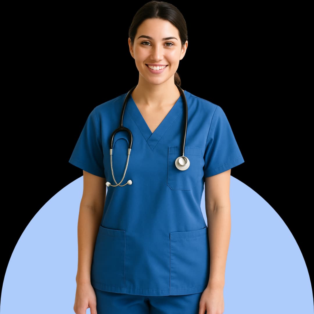 Imagen de enfermera cuidando a un paciente